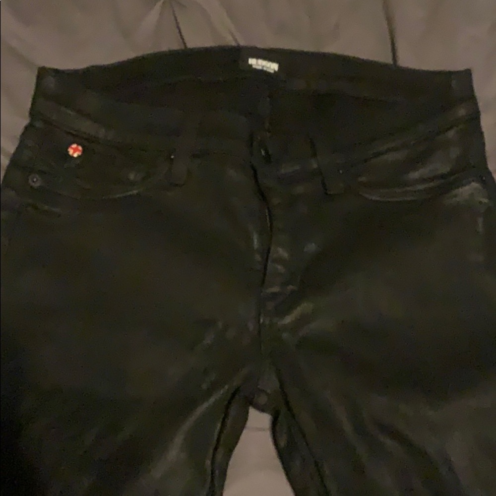 Hudson Krista Super Skinny Black Jeans